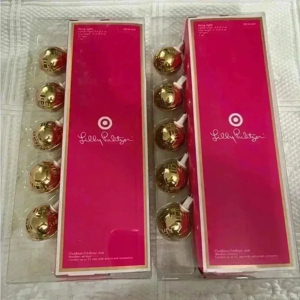 Lily Pulitzer for target string lites